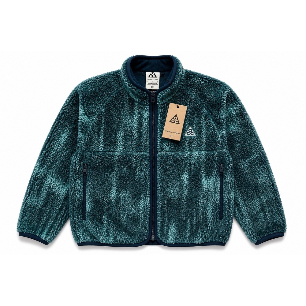 Nike ACG Therma-FIT ADV Sherpa Fleece Jacket Teal Green Kids Small NWT $135